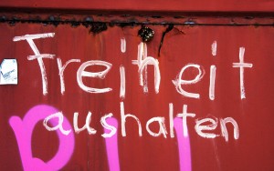Freiheit aushalten