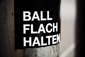 Ball flach